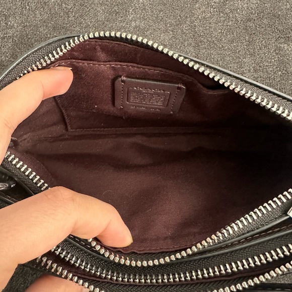 Double Zip Crossbody In Signature Canvas crossbody - Picture 11 of 13